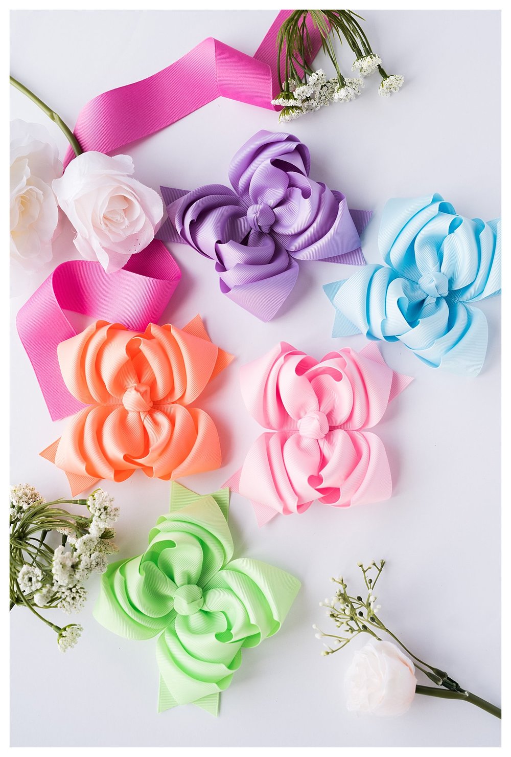  Haddie Bear Bows, homemade children's bows, gifts for girls 