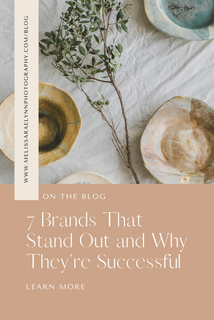 Brand Photography Blog post 7 brands that stand out and why they're successful